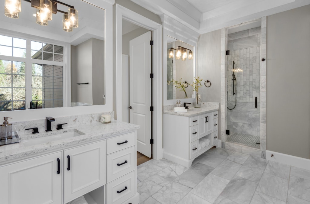 Beautiful bathroom renovation by Carolina Kitchens & Baths
